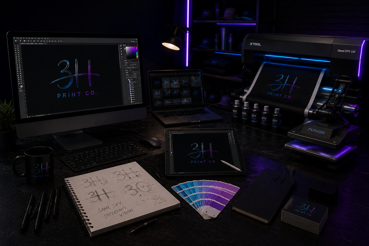 3H Print Co. design workstation